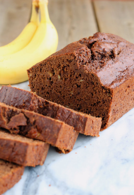 picture of chocolate banana bread